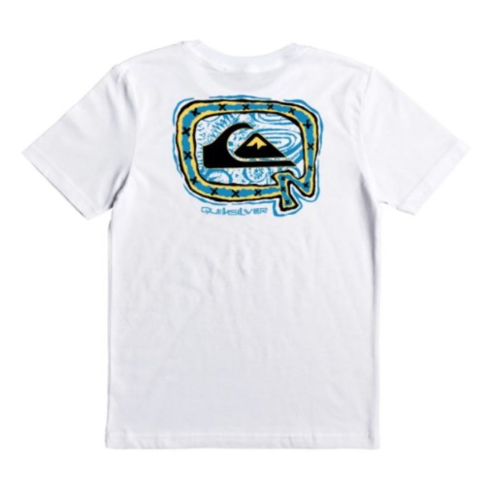 NWT Toddler Boys Quiksilver Big Q Tee MSRP $18 White